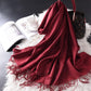 Women Scarf Women Autumn Winter Shawl Scarf Cashmere Scarves Solid Lady Wraps