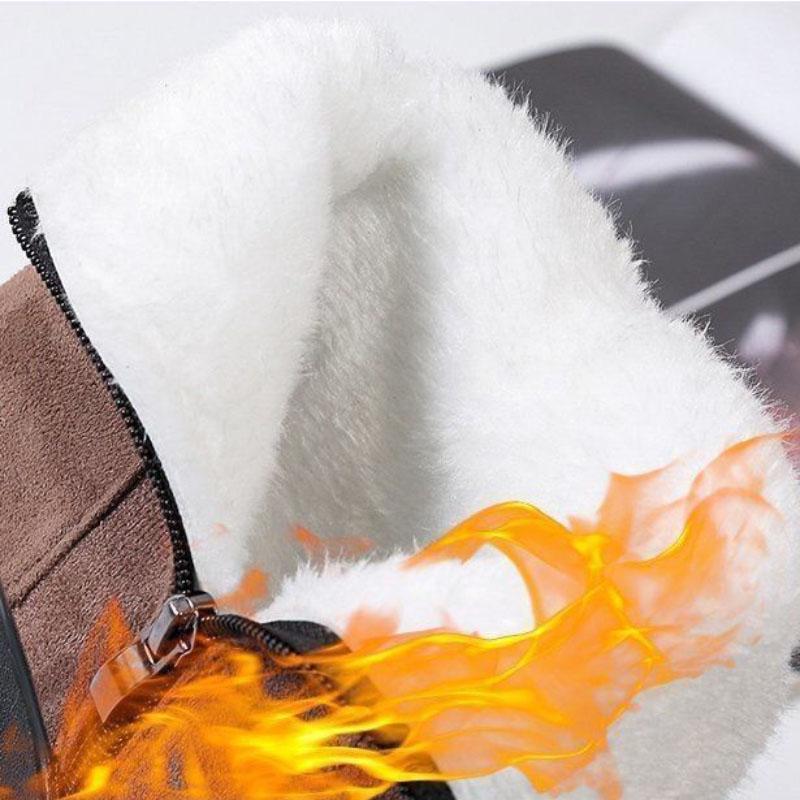 Snow Boots Women's Thick-soled Cotton Shoes Thick Velvet Frosted Short Boots Non-slip and Warm All-match