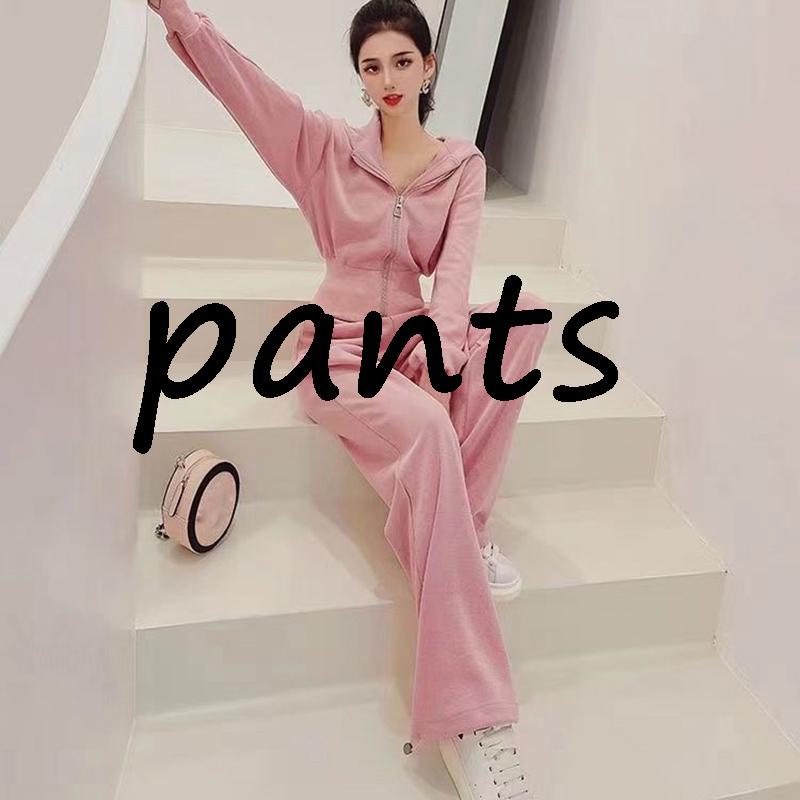 Women Hoodies Hooded Sweatshirts Zippers Tops Pink Loose Casual Clothes Oversized Harajuku Tracksuit Hoodies Suit Sweatshirts Set