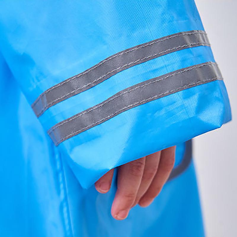 Kid Rain Coat Kawaii Cartoon Printed Raincoat Reflective Stripe Hooded Waterproof Clothes Boy Girl Windbreaker Windproof Rainweaer