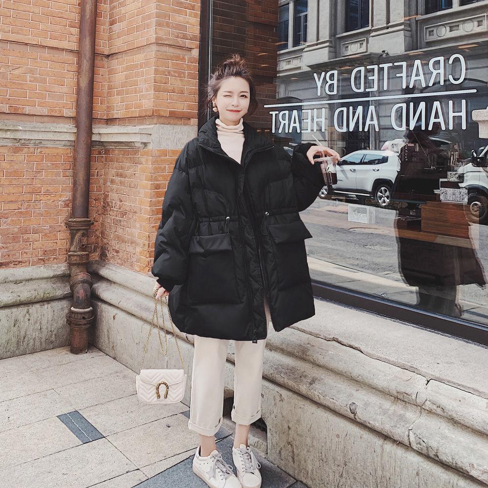 Winter Jacket Women's Warm Cotton-padded Coat Mid-length Trendy Cotton-padded Jacket Loose Thick Padded Jacket