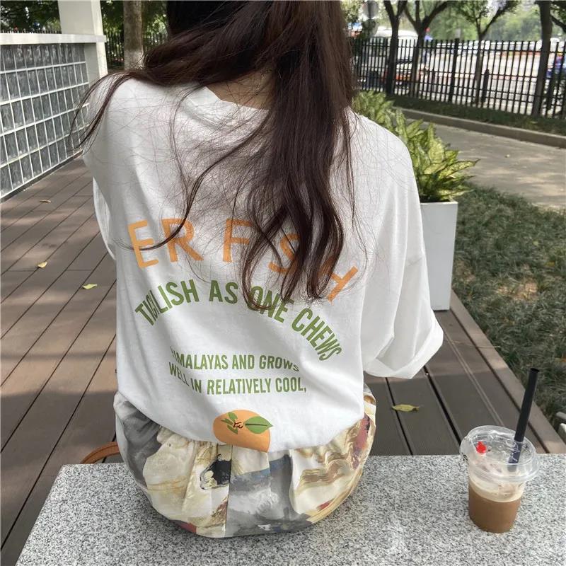 Women's Summer All-match Short-sleeved Plus Size Loose Top T-shirt