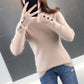 Autumn Slim Long-sleeved High-neck Knitted Bottoming Shirt Women's Tight-fitting Sweater Women's Inner Wear Autumn and Winter Trend