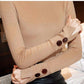 Fashion Women's Pullover Winter High Neck Women's Bottoming Shirt Long-sleeved Solid Color Slim Women's Cotton Top