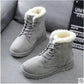 Winter Short Tube Snow Boots Korean Martin Boots Women's Shoes Plus Velvet All-match Cotton Shoes