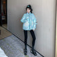 Winter Bright Down Down Padded Jacket Women's Short Loose Cotton-padded Coat Jacket Bread Coat Winter Warmth Thick Coat Disposable