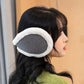 Women's Winter Earmuffs Ear Warmer Solid Color Plaid Ear Pad Korean Style Cute Earbags Earwarmer Ear Muff Plush Ear Cover Protection