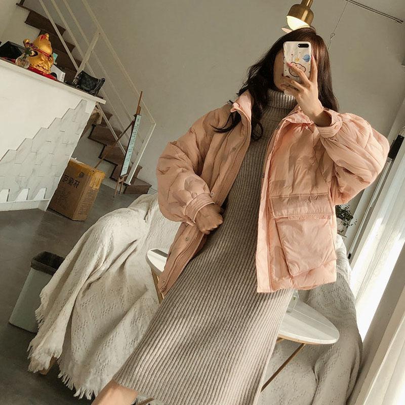 Winter Light and Thin Down Jacket Women's Short Korean Style Loose Fashion Small Little Fragrant Wind Jacket