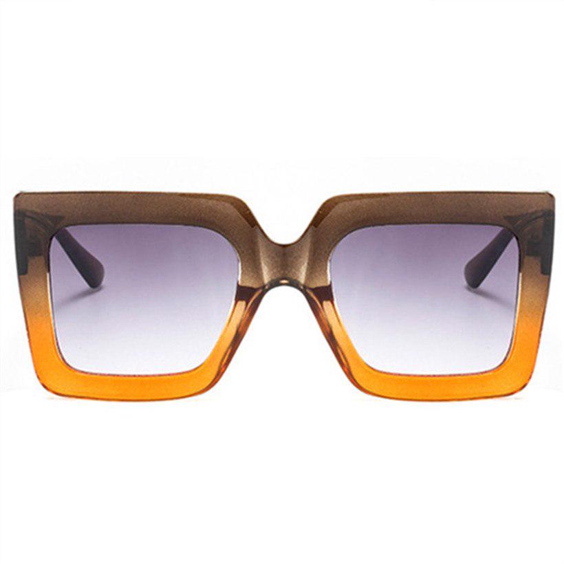 Oversized Sunglasses Women Big Frame Rectangle Sun Glasses Retro Brand Designer Fashion Gradient Sha