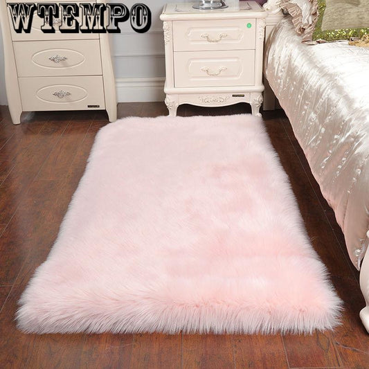 Bedroom carpet bedside mat living room carpet coffee table mat comfortable wool blanket plush carpet