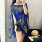 Chiffon Silk Scarf Female Summer Driving Sunscreen Shawl Jacket Scarf Dual-use Seaside Vacation Beach Towel Wild Shawl Cloak Wrap