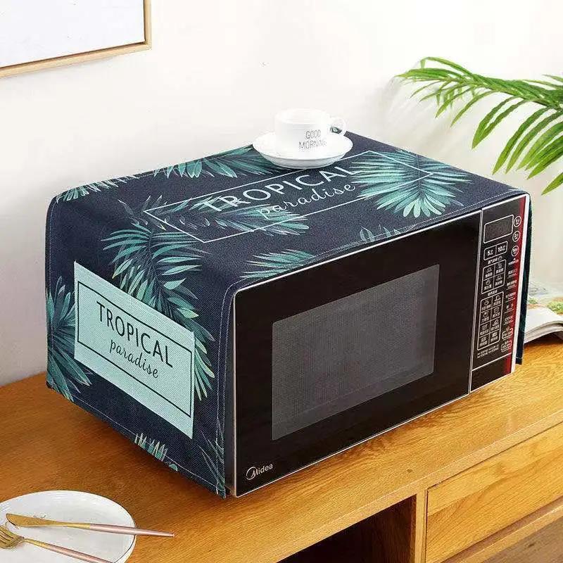 Microwave Oven Cover Dust Cover General Oil and Waterproof Cover Cloth Fabric