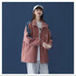 Autumn and Winter Lazy Retro Loose All-match Baseball Uniform Jacket Women