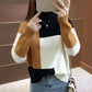 Autumn and Winter Casual Sweater High Neck Knitted Bottoming Shirt Loose Plus Size Women's Top