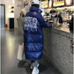 Women's Cotton-padded Jacket Over The Knee Long Winter Loose Bread Coat Warm Cotton Coat Cotton Coat
