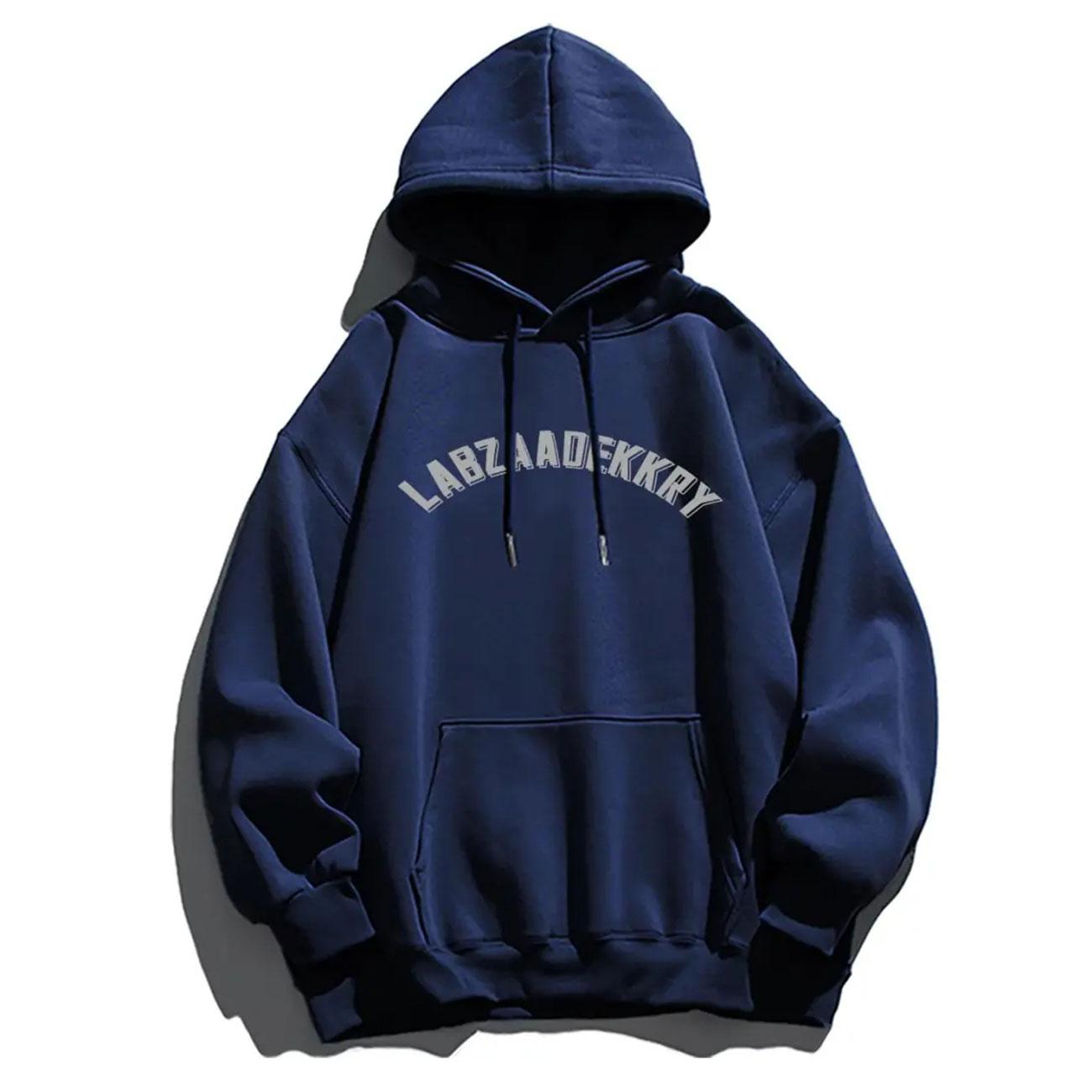 Couple's Sweater Ring Letter Printing Women's Spring and Autumn Solid Color Long-sleeved Pullover Sweatshirts Loose Couple's Top Casual Hooded Sweater