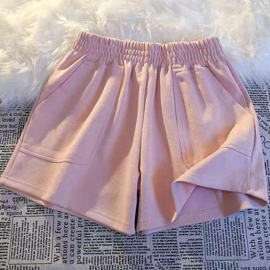 Summer Casual Sports Shorts Women's Loose Home Pajama Pants Running Comfortable High Waist Wide Leg Pants