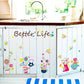 Beautiful Flower Bonsai Garden Wall Stickers Children 'S Room Kids Room Bathroom Decals Nursery Toil