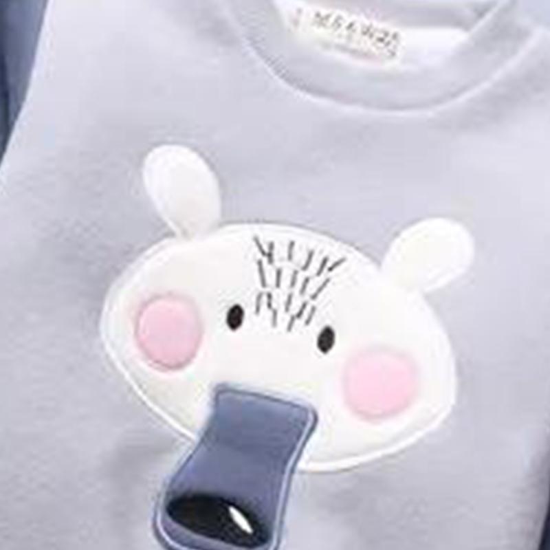 Winter Thickening and Velvet Baby Children's Cotton-padded Clothes Suit Three-piece Suit Boys and Girls Baby Sweater Cotton-padded Clothes