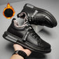 Winter Men's Warm Velvet Padded Cotton Shoes Trendy Sneakers Student Casual Shoes