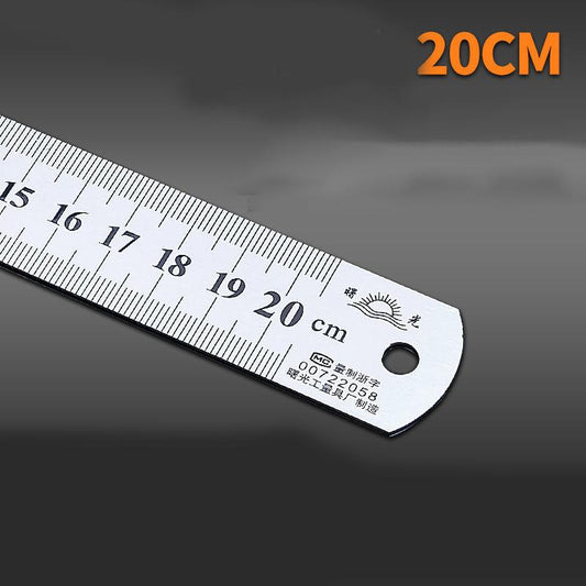 1/5 Pcs Stainless Steel Ruler 15/20/30cm Measuring Ruler Essential for Woodworking Tailors