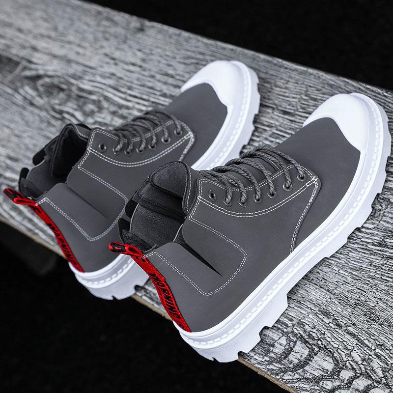 Men's High-top British Style Martin Boots Korean Retro All-match Trendy Shoes Bloggers Recommend Tooling Boots