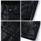 PU Leather Shorts Women's Autumn and Winter Models, High Waist, Slim Fashion, Casual Straight Five-point Leather Shorts, Women