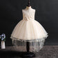 Children's Dress Princess Short Front and Long Performance Costume Girl Net Yarn Tail Skirt Student Performance Costume