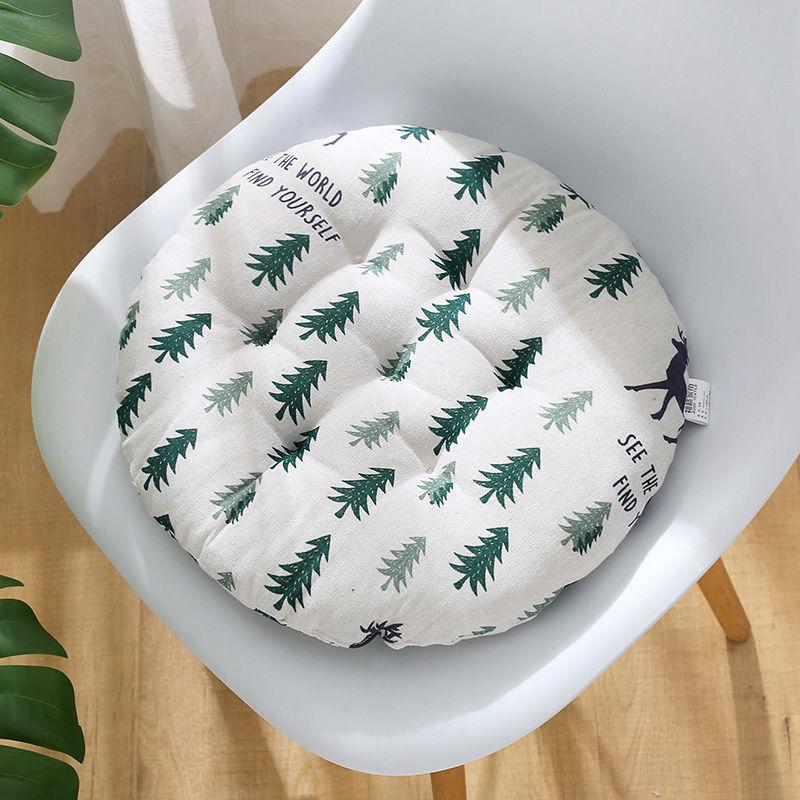 Home Floor Cushion Round Cushion Tatami Chair Cushion Student Classroom Thicken Tatami Fabric Futon
