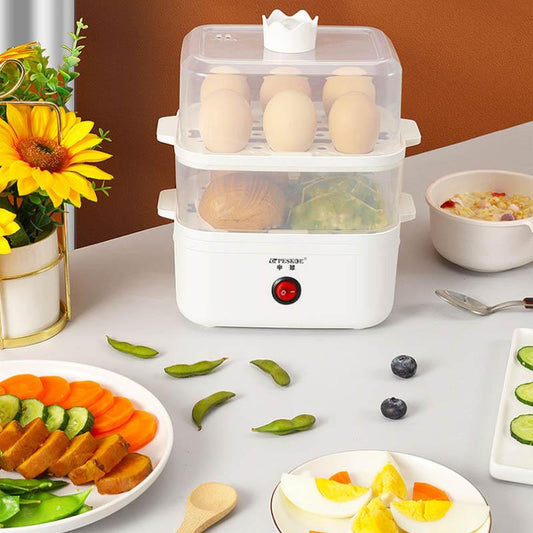 Hemispherical Steam Automatic Power-saving Boiled Egg Household Anti-dry Steamer Steamed Egg Tart Multi-function Breakfast Artifact