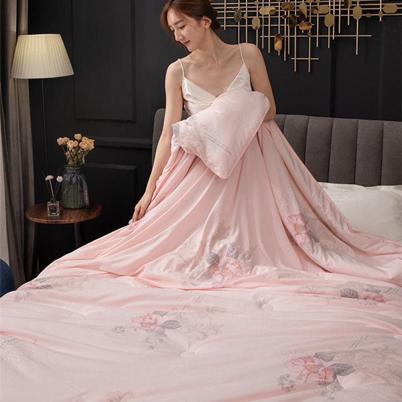 Silk Quilt 100% Mulberry Silk Thicken Warm Cotton Winter Quilt Spring and Autumn Quilt Summer Quilt