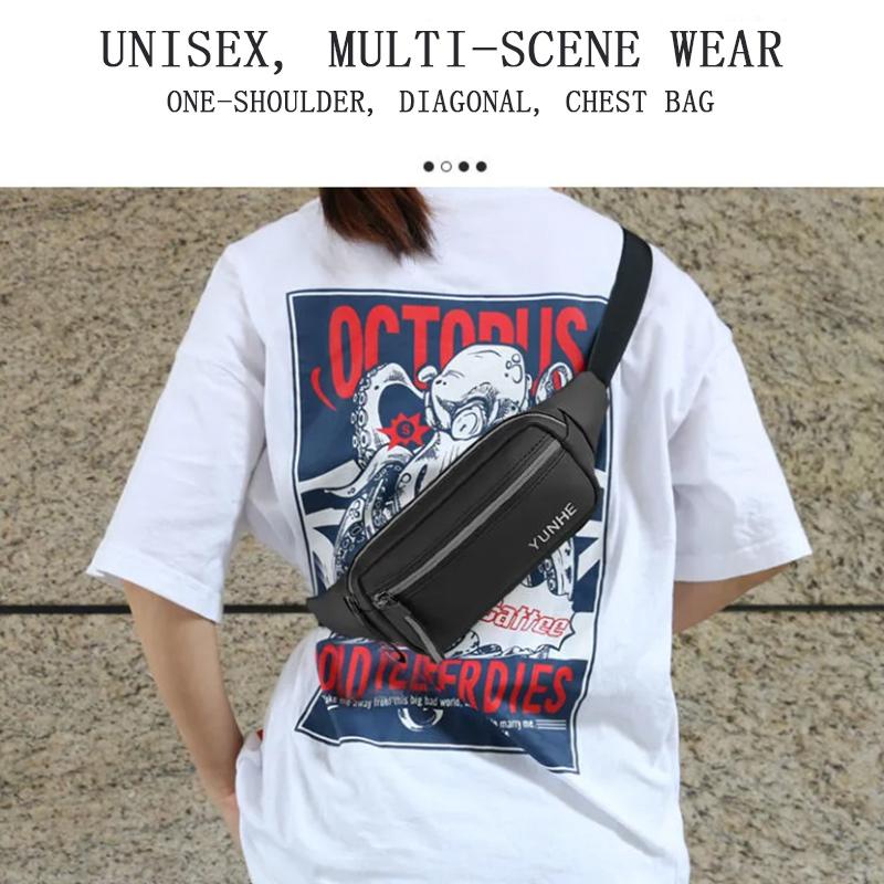 Sports Waist Bag Unisex Multifunctional Mobile Phone Bag Zipper Waterproof Marathon Running Bag for Outdoor Travel