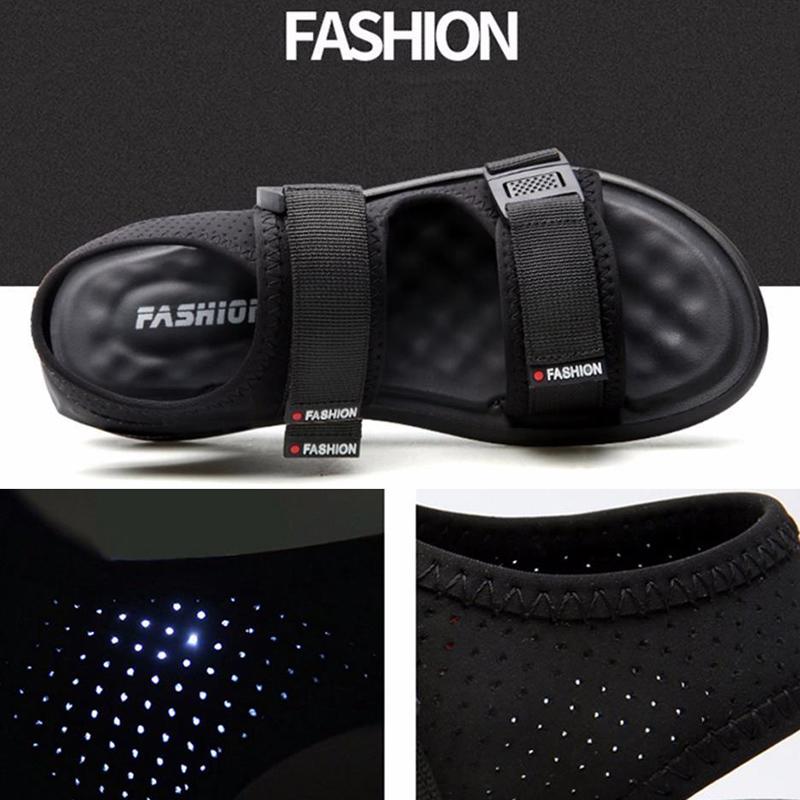 Summer Men's Sandals Casual Trend Couple Beach Shoes Non-slip Outer Wear Sports Men's Sandals