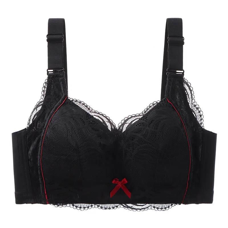 Natural Latex Underwear Ultra-thin Anti-sagging No Steel Ring Bra Adjustable Comfortable Anti-glare Breathable Bra