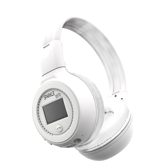 LED Display Wilress Headphones Bluetooth 4.0 Headset Stereo Noise Canceling Sports Earphone with Mic