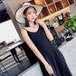 Hong Kong Style Female Summer Cold Wind Retro Temperament  Dress