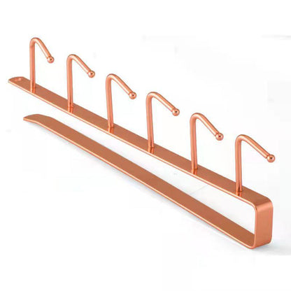 Towel Hooks Kitchen Mug Holder Coffee Cup Rack Hanging Shelf Organizer Sturdy Hanger Stainless Steel Door Rear Shelf Hooks Rails