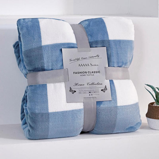 Winter Soft Warm Blanket Double-sided Plus Fleece Warm and Breathable Bed Sheet Comfortable Flannel Blanket Double Warm Napping Blanketg
