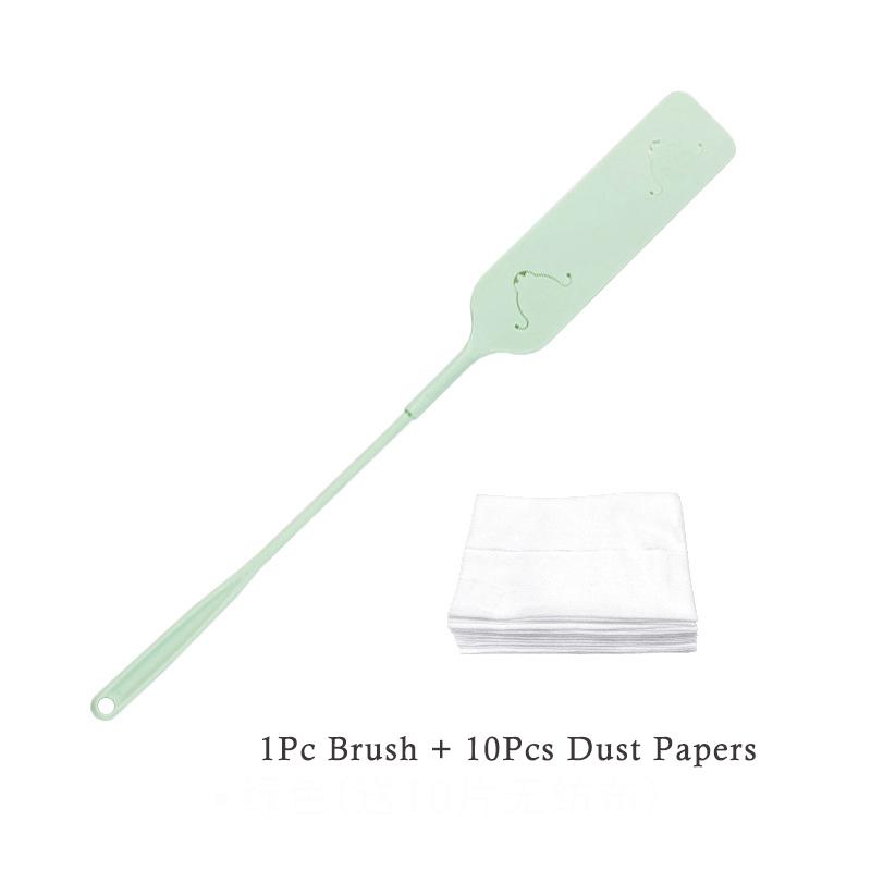 Lengthened Non-woven Cleaning Brush Flat Brush Head Dust Removal Gap Brush Long Handle