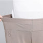 Spring Summer Autumn Thin Mother Middle-aged and Elderly Casual Straight Cropped Trousers Loose High Waist Elastic Waist Women