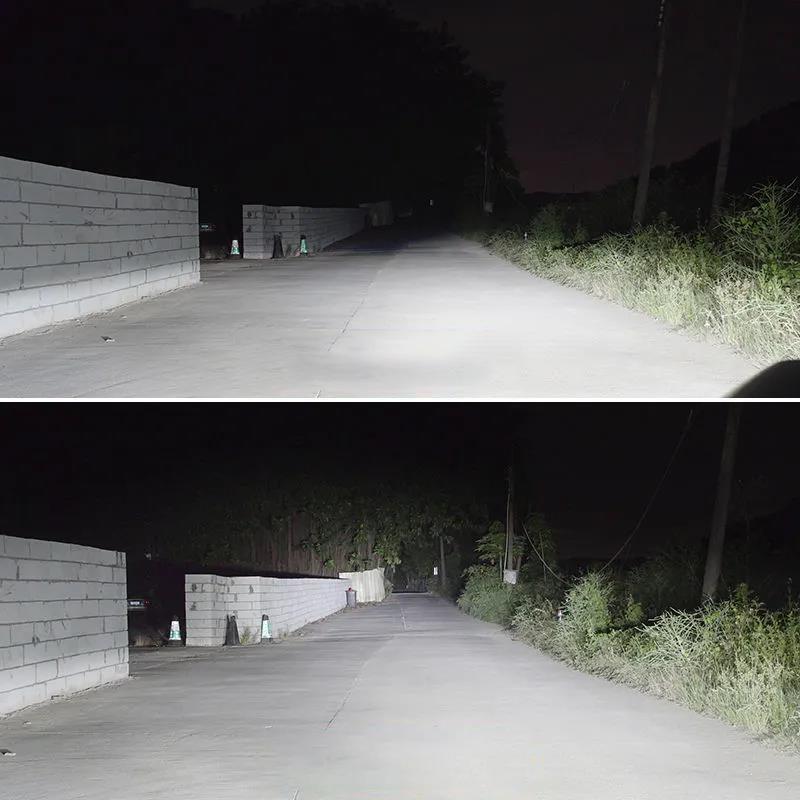 Car Led Headlight H7 Super Bright H4 Far and Near Integrated Strong Light H1 H11 Far and Near Laser Bubble Headlight 12V24V