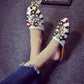 Half Slippers Women's Outer Wear Summer Fashion All-match Net Red Flat-bottomed Lazy Sandals and Slippers
