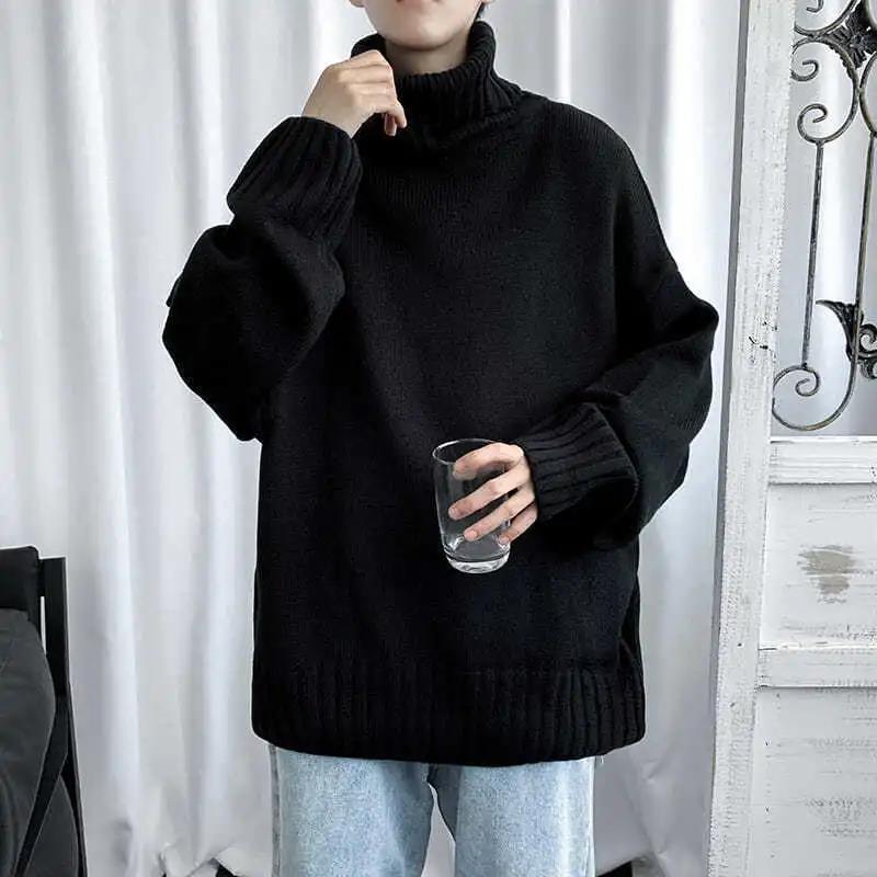 Turtleneck Sweater Keeps Warm In Autumn and Winter Loose Bottoming Knit Sweater for Outer Wear and Inner Wear