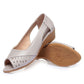 Soft Leather Sandals Beef Tendon Bottom Wedge Heel Soft Bottom Comfortable All-match Fish Mouth Women's Shoes Work Shoes