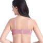 Comfortable No Steel Rings Gathering Bra Adjustable Top Support Breathable Anti-sagging Ladies Bra