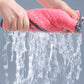 Kitchen Daily Dish Towel Dish Cloth Kitchen Rag Non-stick Oil Thickened Table Cleaning Cloth Absorbent Scouring Pad