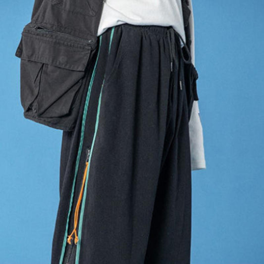 Casual Pants Female Students Korean Version of Pants Women Loose and Thin Wild Trend High Waist Wide Leg Pants Summer Thin Women's Pants