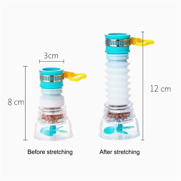 2Pcs Extensible Effective Ceramic Faucet Filter Tap Water Purifier Medical Stone Filtration Filter Impurities Germs