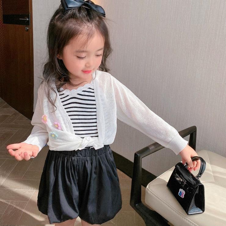 Children's Pants Summer Girls' Shorts Loose Bract Pants Korean Solid Casual Pants Lantern Pants Pumpkin Pants