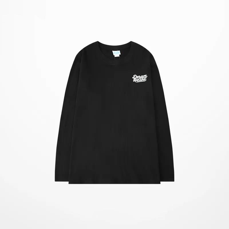 Street Dark Funeral Hip-hop Loose Sweater Tie-dye Long-sleeved T-shirt for Men and Women